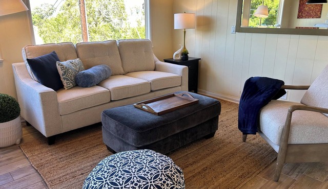 Views, Ocean/Mountain, Hot Tub, AC, Walk to Mesa Village, Gated Yard