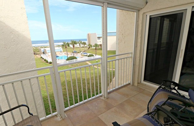 Tradewinds 113--Direct Ocean View, Remodeled Condo in Crescent Beach in St. Augustine