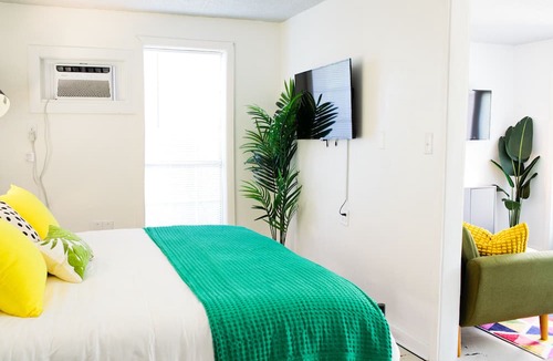 East Hill Apartment | Cozy pet-friendly studio with a king bed, fast Wi-Fi, and modern amenities. Just minutes from Pensacola Beach and downtown, it's the perfect place to relax and explore the Gulf Coast.
